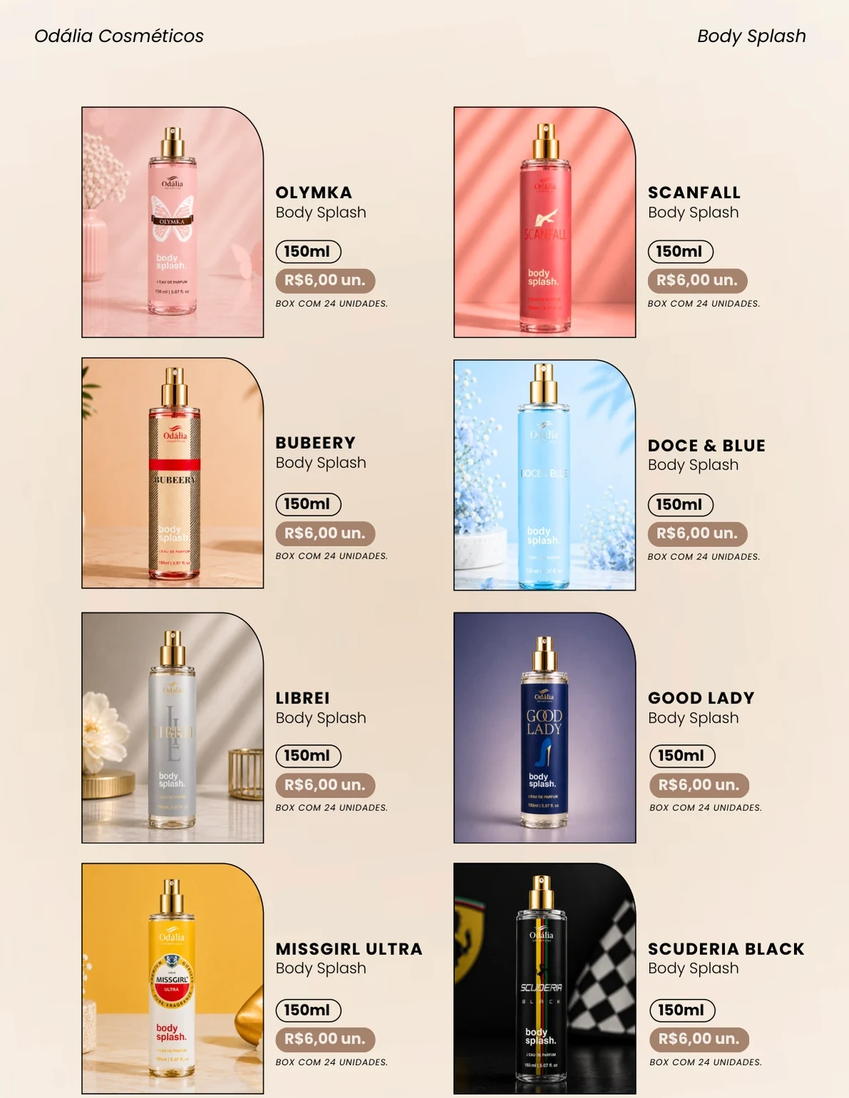 Página 5 do catálogo Odália Cosméticos