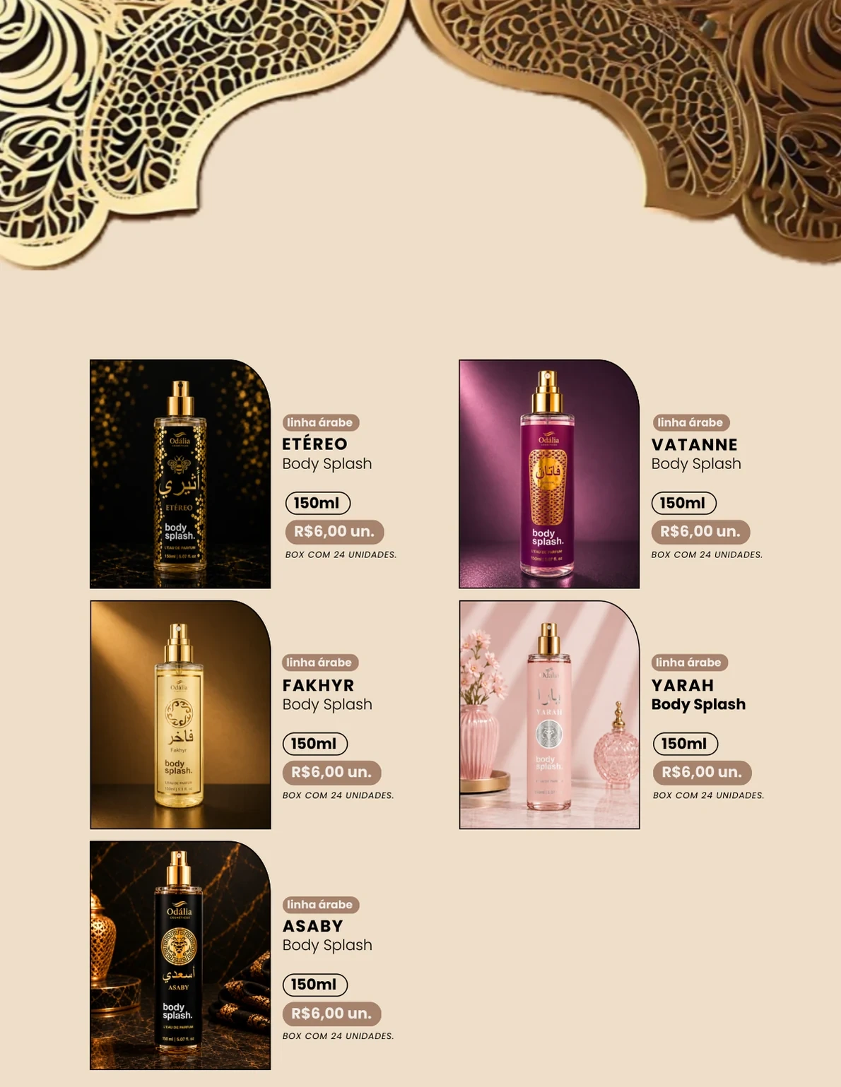 Página 10 do catálogo Odália Cosméticos