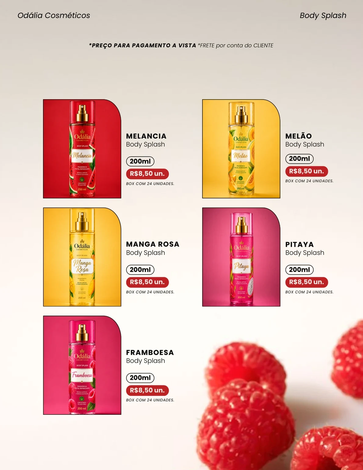 Página 12 do catálogo Odália Cosméticos