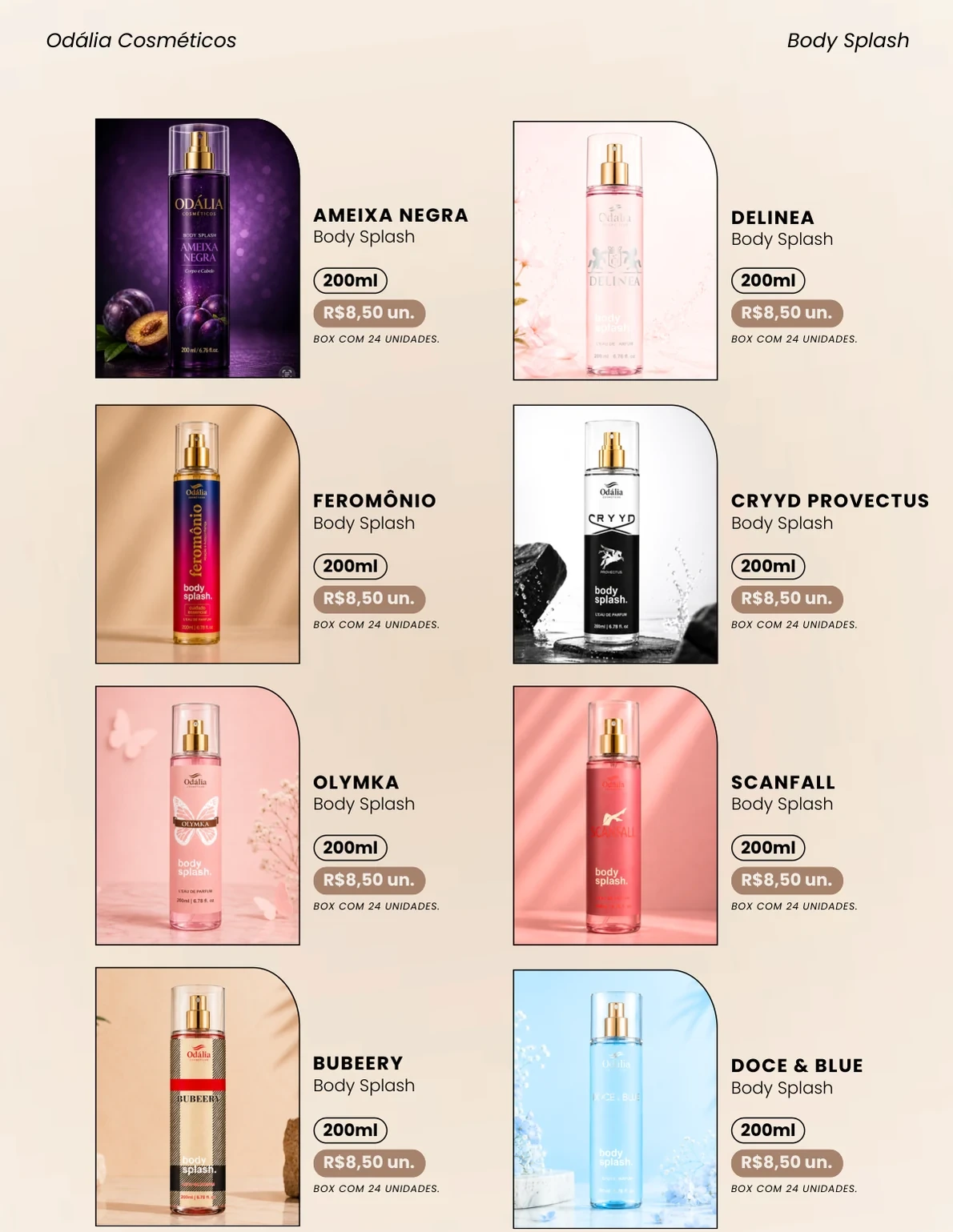 Página 14 do catálogo Odália Cosméticos