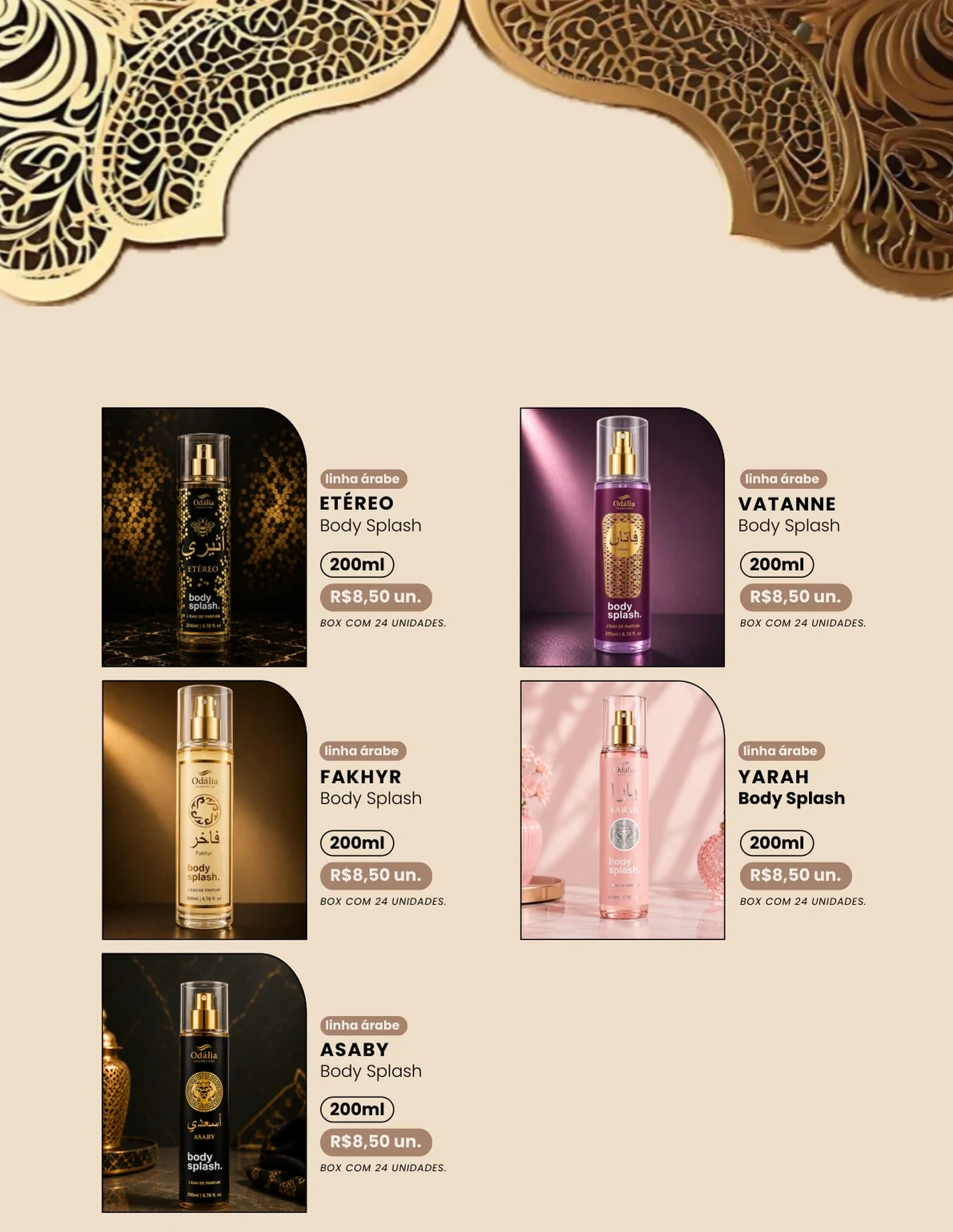Página 18 do catálogo Odália Cosméticos