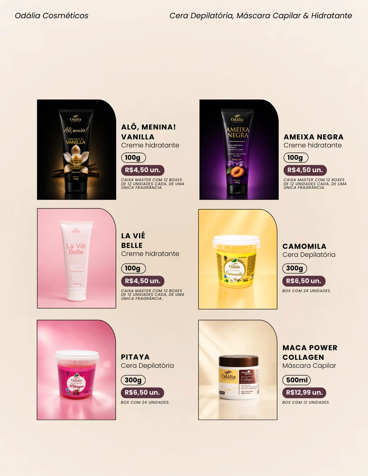 Página 22 do catálogo Odália Cosméticos
