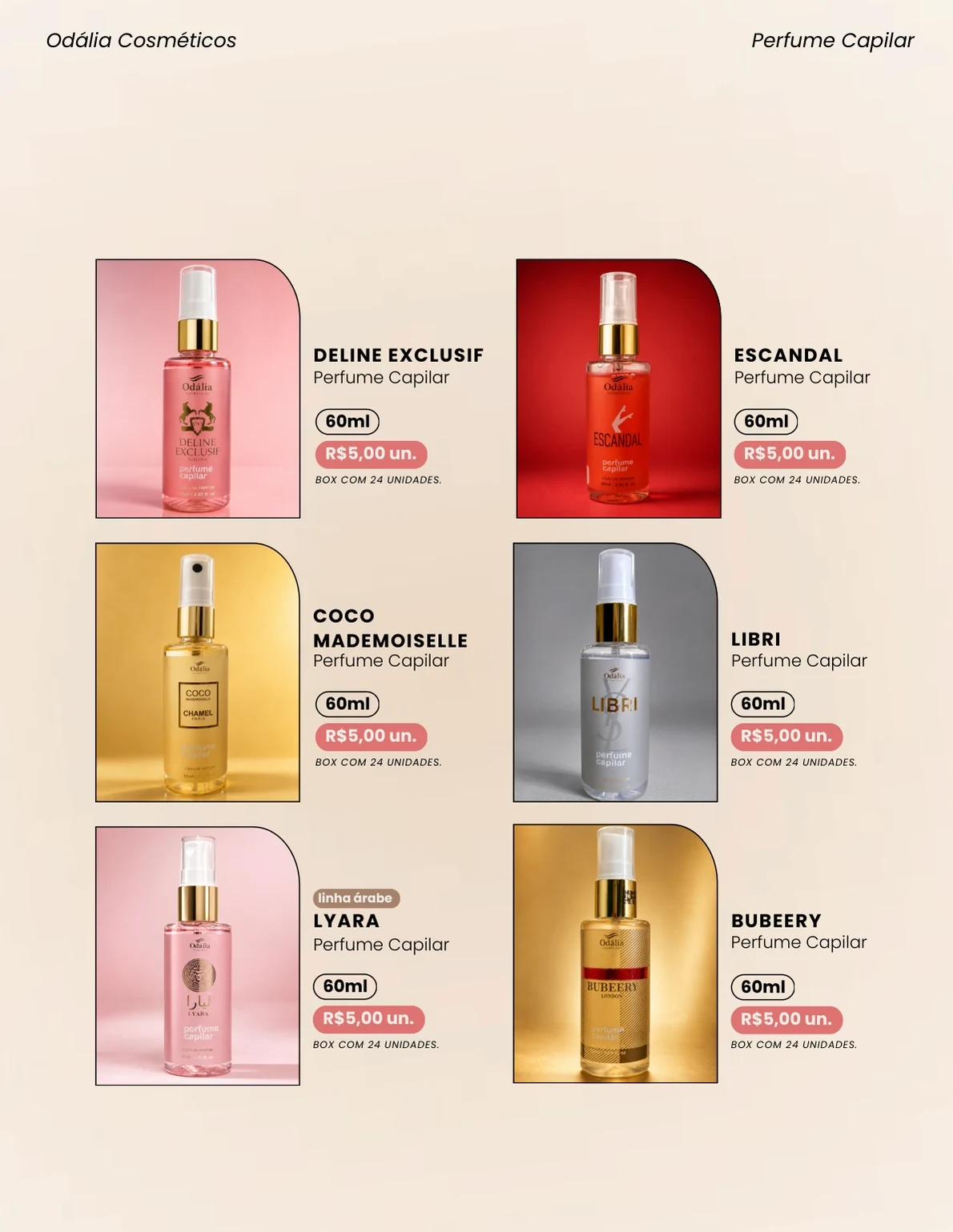 Página 23 do catálogo Odália Cosméticos