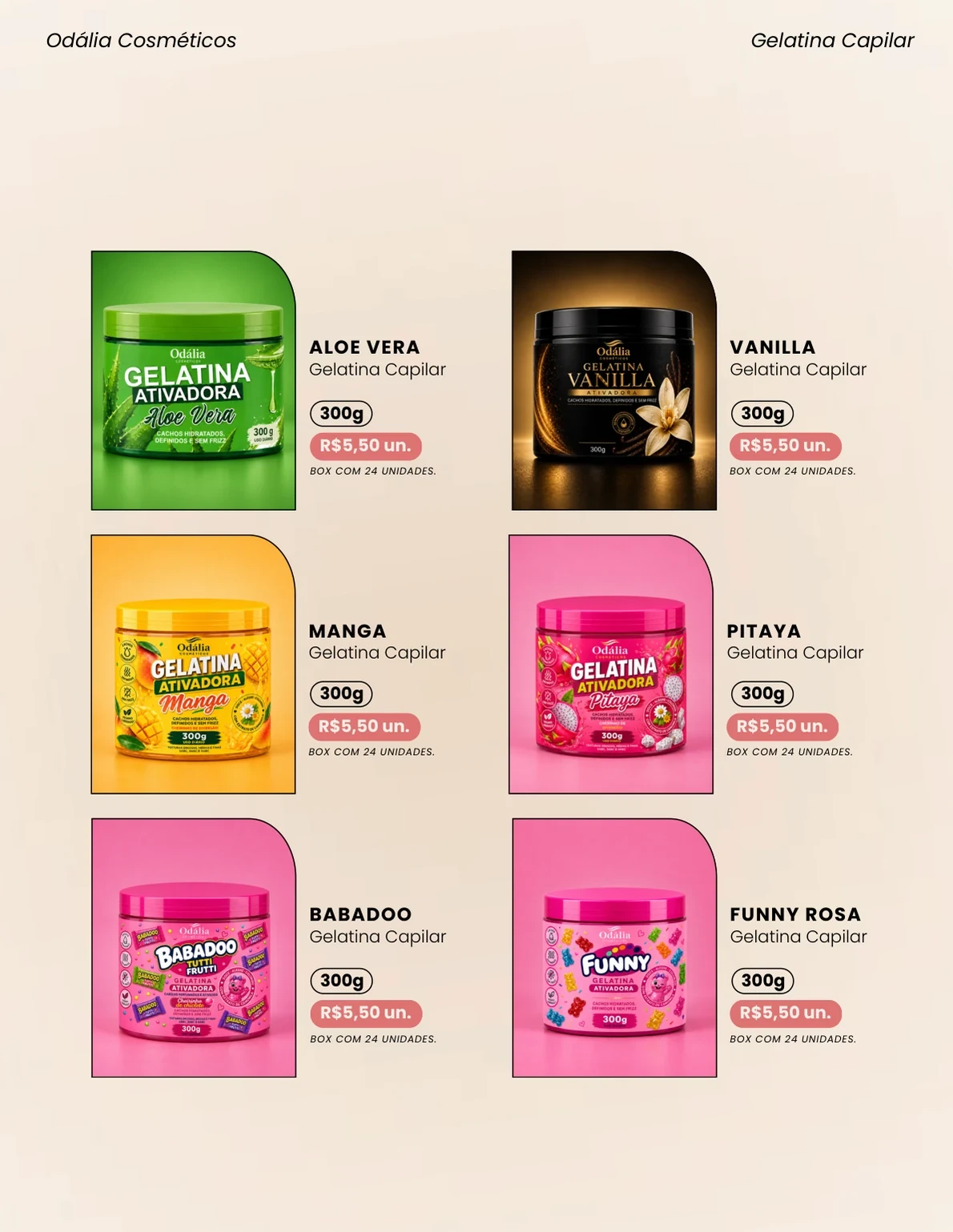 Página 25 do catálogo Odália Cosméticos